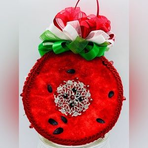 Watermelon No-Sew Ornament